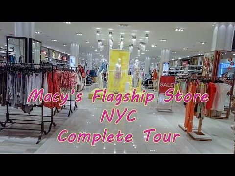 Macy's flagship store complete walking tour (May 25 2022, in 4K)