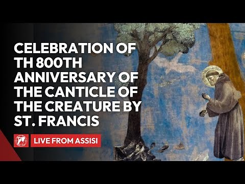 LIVE: 800th Anniversary of the Canticle of the Creatures – A Historic Celebration from Assisi