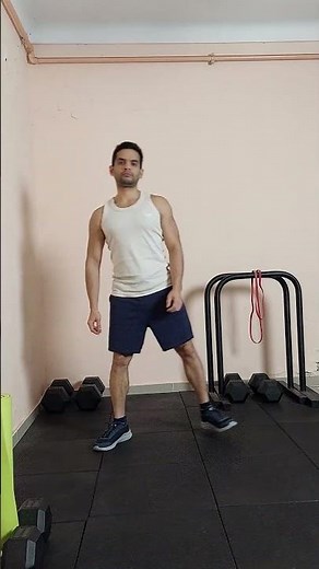 Step Touch (aerobics) - How-to | Walking Exercise for Weight Loss #shorts