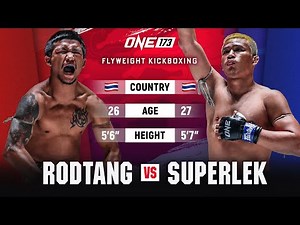 Legendary Showdown ⚔️ Rodtang vs. Superlek | Muay Thai Full Fight