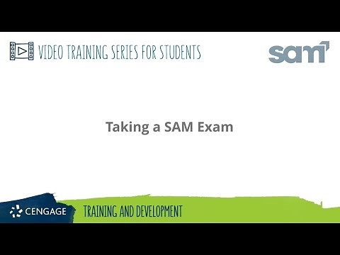 SAM Student: Taking a SAM Exam (365/2016/2019)