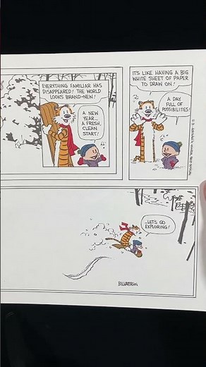 CALVIN AND HOBBES: "Let's Go Exploring" - Bill Watterson's last strip and the end of an era.