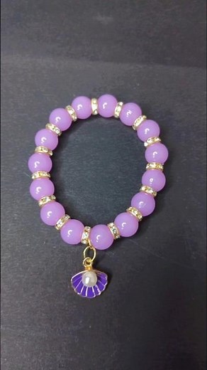 Crystal Beaded Bracelet Tutorial For Beginners | DIY Beaded Bracelet