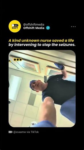 A kind nurse saved the patient’s life by intervening to stop the cluster of seizures.