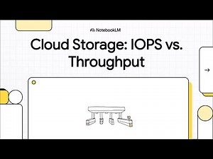 IOPS vs Throughput — both matter, but for different workloads.