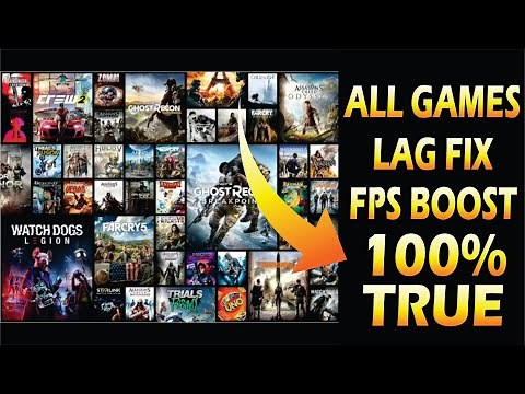 How To Fix Lag In Any/All Games On Any PC | Low End PC+High End Pc 2020