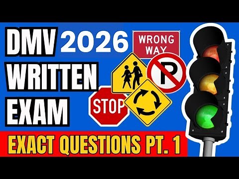 DMV Written Test: Exact Questions and Answers (Part 1)