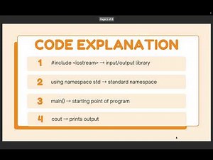 C++ Tutorial for Beginners | Your First Program