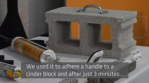 Sika AnchorFix - 2 Arctic is a high performance, low temperature adhesive anchor system. We used it to adhere a handle to a cinder block... See what happens next! | Sika USA