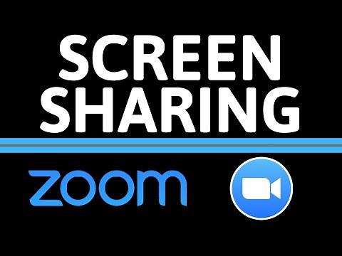 How to Share Screen on Zoom - Screen Sharing in Zoom Meeting
