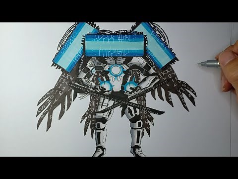 How To Draw Titan Computer Man In Skibidi War