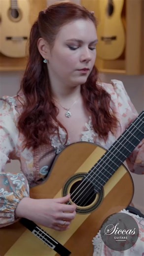 Vera Danilina Shreds Siccas Luthiers Doubletop Guitar