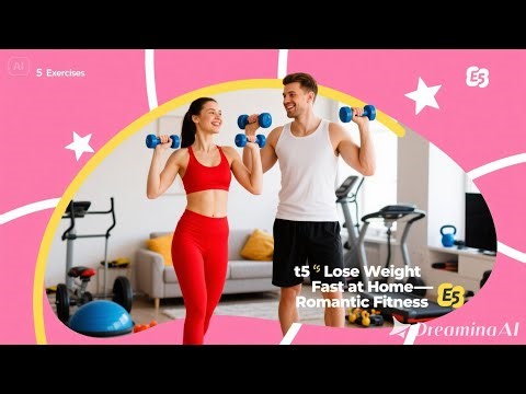 5 Romantic Couple Exercises to Lose Weight Fast at Home | FitGen Workout