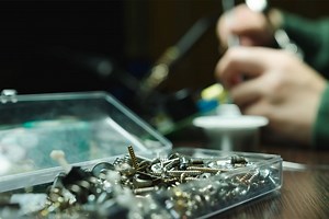 How to organize nails, screws, nuts, and bolts