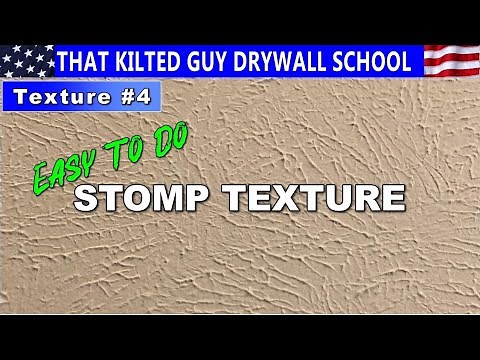 😎 EASY Stomp Brush, Crows Foot Texture Texture. Also called Mop Brush