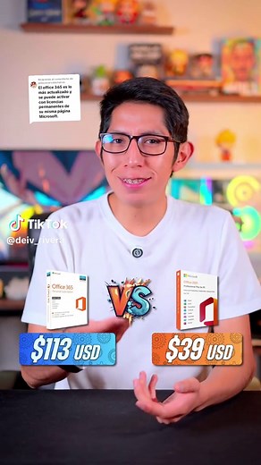 Respuesta a @juliocesarsalastorres Es mejor Office 365 o una licencia OEM de Office, pues ambas tienen sus ventajas y desventajas. #deivpc #office #activaroffice #descargaroffice #instalaroffice
