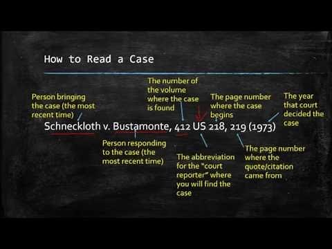 Understanding Case Citations