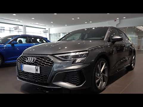 Best spec? New 2020 Audi A3 Sportback with S-line| Daytona grey | black optics |carbon fiber inlays