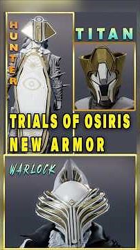 Trials of Osiris New Armor "TWOFOLD CROWN" Destiny 2 Edge of Fate!