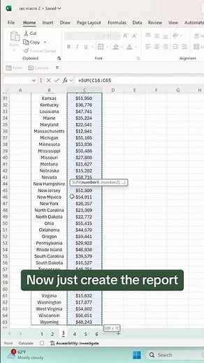 How to automate anything in Excel using the Macro Recorder. 🤯 #excel #tutorial