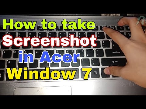 How to take a Screenshot in Window 7 Acer laptop