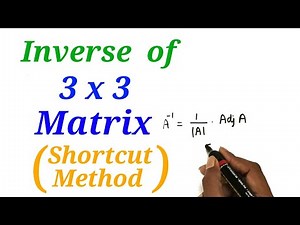 Inverse of 3*3 Matrix | Shortcut Method | 12th MHCET | Science | Mathematics