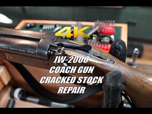 JW-2000 Coach Gun Cracked Stock, Repaired and Tested