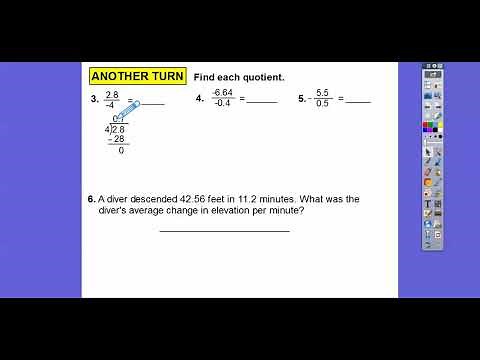Dividing Rational Numbers - Lesson 3.5