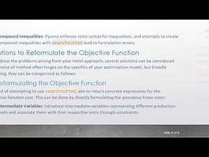 Understanding searchsorted in Pyomo Optimization: A Clearer Approach
