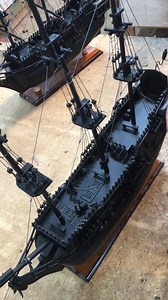 10K views · 219 reactions | The sail rigging process of the T358 Black Pearl Small ensures optimal performance and smooth sailing! ⛵⚓Every rope is carefully adjusted to guarantee precision and stability, ready for your next adventure on the water. #BlackPearl #SailRigging #BlackPearlSmall #ShipModel #OMHUSA | Ship Model | Facebook