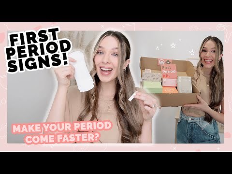 First period signs and symptoms - MENSTRUAL CYCLE 101!
