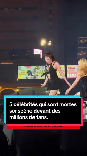 5 célébrités décédées sur scène : un hommage poignant