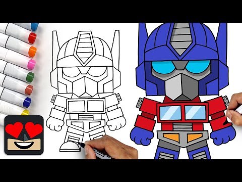 How To Draw Optimus Prime | Transformers