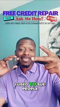 FREE Credit Repair: Step-By-Step Guide to Cleaning Up!