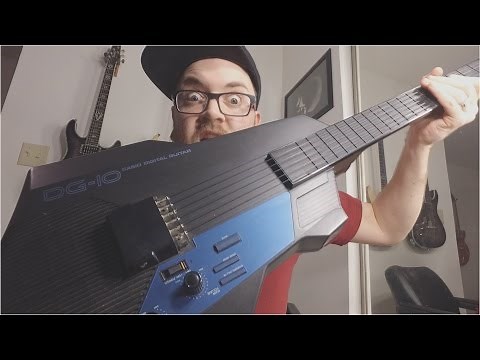 My Casio DG-10 Digital Guitar From The 80's