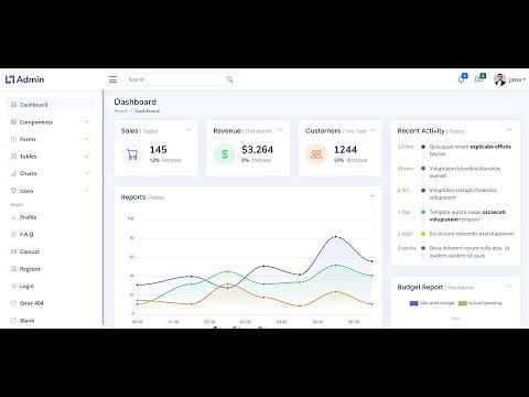 Bootstrap 5 Free Admin Dashboard Template 1