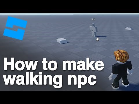 How to make walking NPC - Roblox Studio