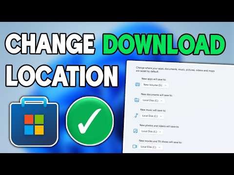 How to Change Microsoft Store Download Location (Windows 11)