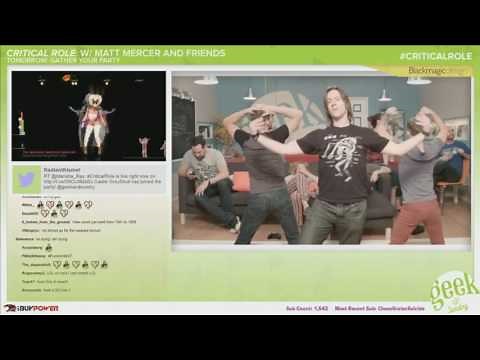 Matt Mercer Dances To Applause || Critical Role Dance Party