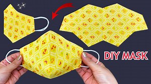 13K views · 762 reactions | Very Easy New Style Cute Mask! Diy 3D Face Mask Easy Pattern Sewing Tutorial | Mask Making Ideas | | P&K Handmade | Facebook