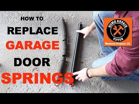 How to Replace a Garage Door Extension Spring