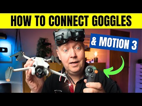 How To Connect Goggles 3 and RC Motion 3 to DJI Mini 4 Pro or DJI Air 3 - A DJI Beginners Guide