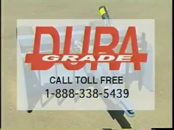 DuraGrade Box Scraper for Small Garden Tractors, ATVs & Quads