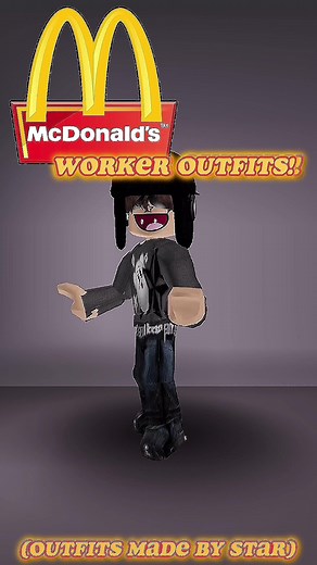 Mcdonalds Matching Worker Outfits! #matching #edit #fyp #roblox #viral #mcdonalds #mcdonald #newjeans