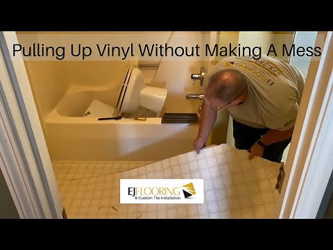 How To Remove Sheet Vinyl Over Wood Safely | Columbia MO