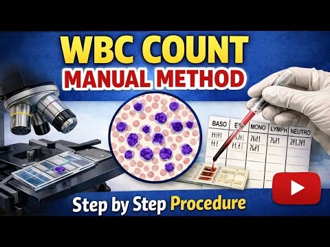 WBC Count Manual Method 🔬 | Practical Hematology Step-by-Step#notes #education #labtech #dmlt