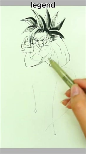 GOKU’s 4-Level Evolution 😲 | Simple Pencil Drawing!