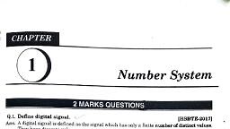 Unit 1 Important question - Digital Electronics - Notes - Teachmint