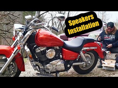 Motorcycle Speakers Installation - BOSS MOTORCYCLE BLUETOOTH SPEAKERS - How To Video