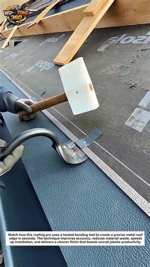 Roofing Trick Changes Everything #RoofingHack #ConstructionLife #ToolTok